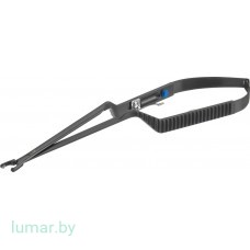 Щипцы YASARGIL NOIR для наложения стандартных титановых клипс, регулируемые, тонкие, прямые, с черным покрытием, 90/220 мм