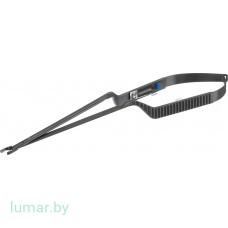 Щипцы YASARGIL NOIR для наложения стандартных титановых клипс, тонкие, прямые, с черным покрытием,  110/240 мм