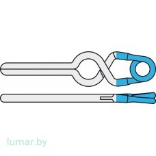 Аневризмоклипса YASARGIL титановая, постоянная, стандартная, с фенестрацией диам. 3.5 мм, длина бранш 12 мм