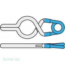 Аневризмоклипса YASARGIL титановая, постоянная, с фенестрацией диам. 5.0 мм, длина бранш 5/11.8 мм