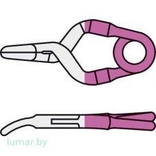 Аневризмоклипса YASARGIL титановая, постоянная, тип "мини", слегка изогнутая, с узкими браншами, 2.8 мм