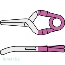 Аневризмоклипса YASARGIL титановая, постоянная, тип "мини", слегка изогнутая, 4 мм