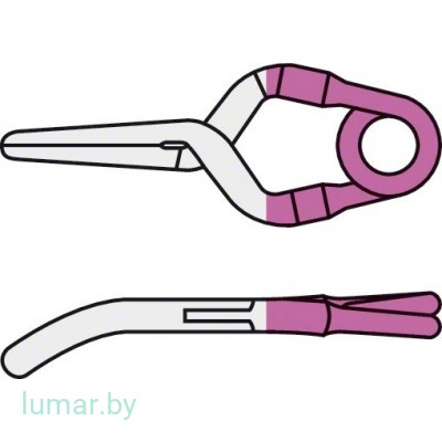 Аневризмоклипса YASARGIL титановая, постоянная, тип "мини", слегка изогнутая, 4.7 мм, артикул - FT712T