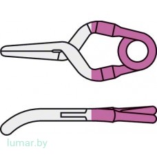 Аневризмоклипса YASARGIL титановая, постоянная, тип "мини", изогнутая, 4 мм