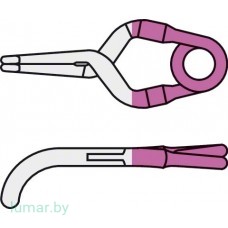 Аневризмоклипса YASARGIL титановая, постоянная, тип "мини", изогнутая, 3.9 мм