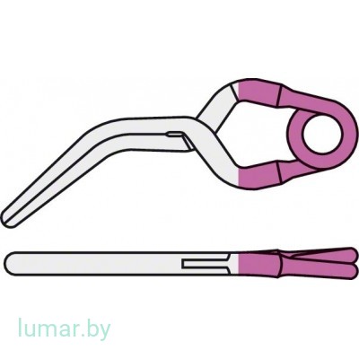 Аневризмоклипса YASARGIL титановая, постоянная, тип "мини", латерально изогнутая, 5 мм, артикул - FT716T