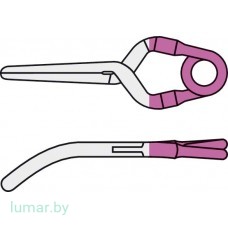 Аневризмоклипса YASARGIL титановая, постоянная, тип "мини", изогнутая, 6.6 мм