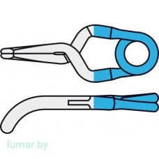 Аневризмоклипса YASARGIL титановая, постоянная, стандартная, изогнутая, 5.4 мм