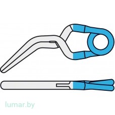 Аневризмоклипса YASARGIL титановая, постоянная, стандартная, латерально изогнутая, 7 мм