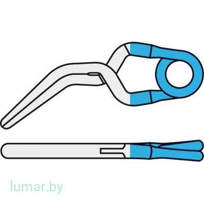 Аневризмоклипса YASARGIL титановая, постоянная, стандартная, латерально изогнутая, 7 мм, артикул - FT746T