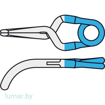 Аневризмоклипса YASARGIL титановая, постоянная, стандартная, изогнутая, 6.4 мм, артикул - FT754T