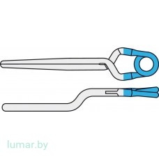 Аневризмоклипса YASARGIL титановая, постоянная, стандартная, байонетная, 12 мм