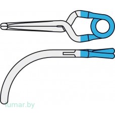 Аневризмоклипса YASARGIL титановая, постоянная, стандартная, изогнутая, 10.3 мм