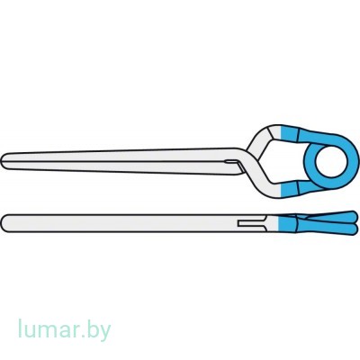 Аневризмоклипса YASARGIL титановая, постоянная, стандартная, прямая, 17.5 мм, артикул - FT792D