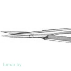 Микроножницы с пружинной рукояткой, прямые, 105 мм