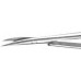 Микроножницы с пружинной рукояткой, изогнутые, 105 мм, артикул - OC497R