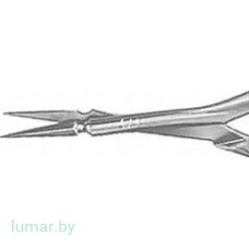 Микроножницы VANNAS с рифленой рукояткой, прямые, 85 мм