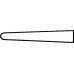 Щипцы HARTMANN ушные, прямые, рифленые, 1х8 мм, артикул - OF411R