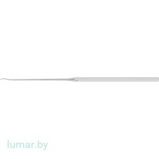 Распатор, микро, с двойным изгибом влево, 160 мм