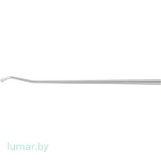 Распатор, микро, с двойным изгибом влево, 160 мм