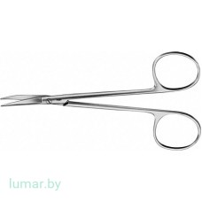 Ножницы COTTLE BULLDOG, изогнутые, тупоконечные, 115 мм