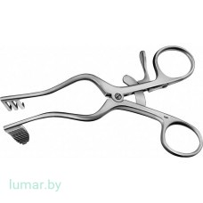 Ретрактор PERKINS для гайморовой пазухи, левое лезвие сплошное, 125 мм