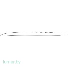 Распатор PLESTER ширина 8 мм, 180 мм