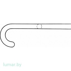 Ретрактор FOMON, 2 зуба, тупоконечный, 145 мм