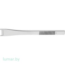 Остеотом CINELLI прямой, с двойным ограничителем, ширина 16 мм, 160 мм