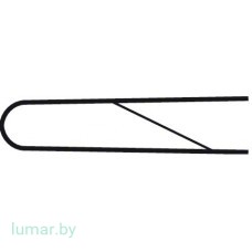 Остеотом FOMON с одним закругленным углом, 5 мм, 170 мм