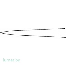 Остеотом GILLIES ширина 5 мм, 140 мм