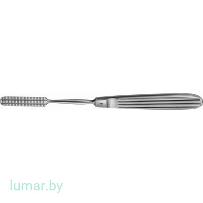 Рашпиль MALTZ костный, с продольными бороздками, 180 мм, артикул - OL407R