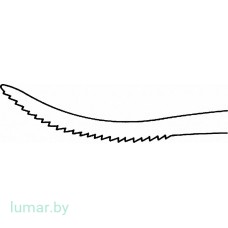 Рашпиль AUFRICHT с насечкой, направленной вверх, ширина 9 мм, 220 мм