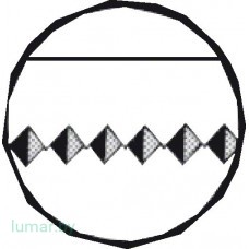 Пила назальная JOSEPH, байонетная, правосторонняя 195 мм