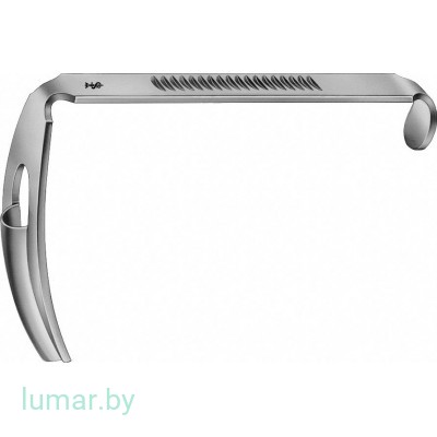 Языкодержатель RUSSEL-DAVIS с желобом, 38х85 мм, артикул - OM173R