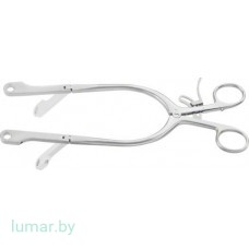 Лезвие к ретрактору CASPAR тупоконечное, прямое, фенестрированное, 60х25 мм