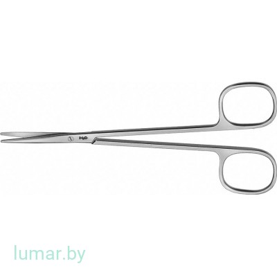 Ножницы BABY-METZENBAUM с квадратными ручками, прямые, 145 мм, артикул - BC022R