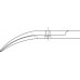 Ножницы LA GRANGE с 1 зазубренным лезвием, 115 мм, артикул - BC154R