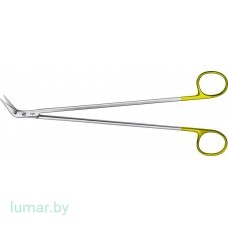 Ножницы DE'BAKEY для сосудов, с твердосплавными вставками, изогнутые, 220 мм