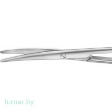 Ножницы BABY-METZENBAUM с твердосплавными вставками, деликатные, изогнутые, тупоконечные, 145 мм