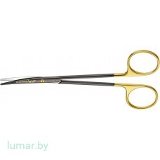 Ножницы NOIR BABY-METZENBAUM с волнообразной заточкой, изогнутые, 145 мм