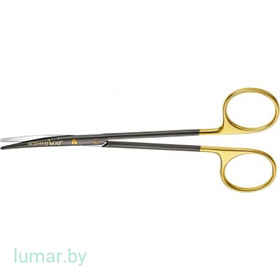 Ножницы NOIR BABY-METZENBAUM с волнообразной заточкой, изогнутые, 145 мм, артикул - BC259WB