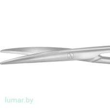 Ножницы LEXER с твердосплавными вставками, узкие, изогнутые, 165 мм