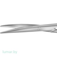 Ножницы LEXER с твердосплавными вставками, с 1 зазубренным лезвием, узкие, изогнутые, 165 мм Ножницы LEXER с твердосплавными вставками, с 1 зазубренным лезвием, узкие, изогнутые, 165 мм