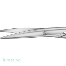 Ножницы MAYO-LEXER с твердосплавными вставками, с 1 зазубренным лезвием, изогнутые, 165 мм Ножницы MAYO-LEXER с твердосплавными вставками, с 1 зазубренным лезвием, изогнутые, 165 мм