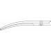 Ножницы хирургические, изогнутые, тупоконечные, 145 мм, артикул - BC414R
