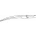 Ножницы хирургические, изогнутые, остроконечные, 115 мм, артикул - BC441R