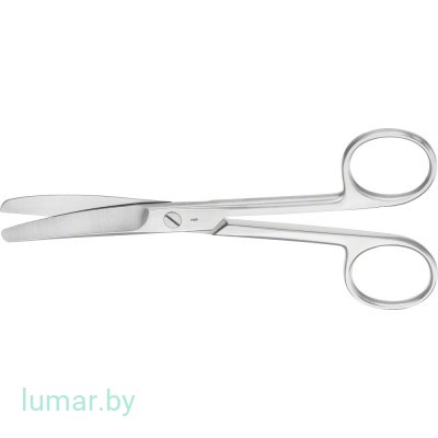 Ножницы DEAVER изогнутые, тупоконечные, 145 мм, артикул - BC464R