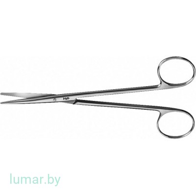 Ножницы BABY-METZENBAUM деликатные, прямые, 145 мм, артикул - BC600R