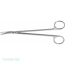Ножницы DE'BAKEY для артериотомии, изогнутые, 175 мм